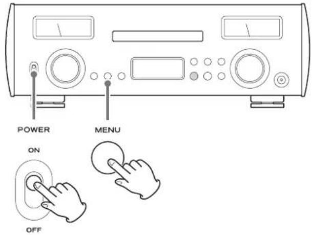 POWER MENU ON OFF