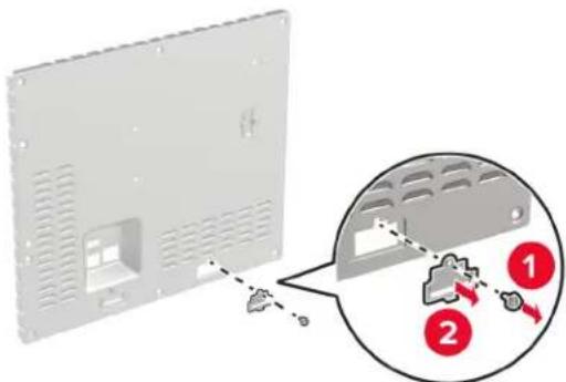 LEXMARK CX730de - Installation der Faxkarte - 3
