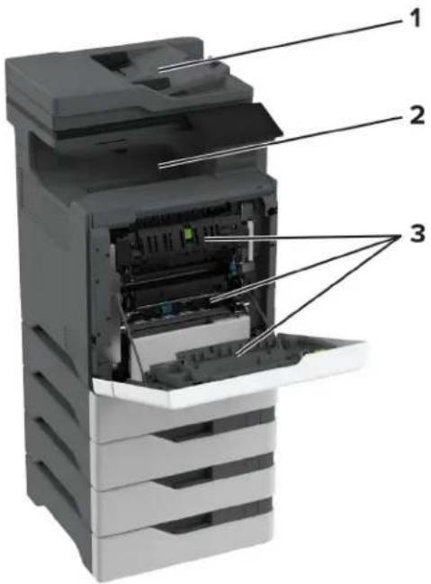 LEXMARK CX730de - Hinweise: - 1
