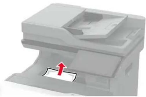 LEXMARK CX730de - Papierstau in der Standardablage - 1