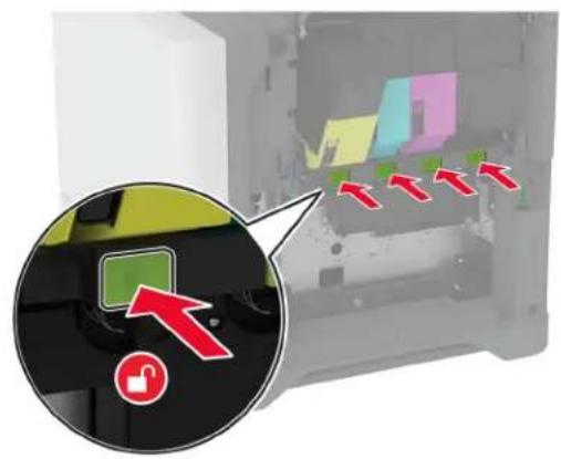 LEXMARK CX730de - Austauschen der Imaging-Einheit Schwarz - 4