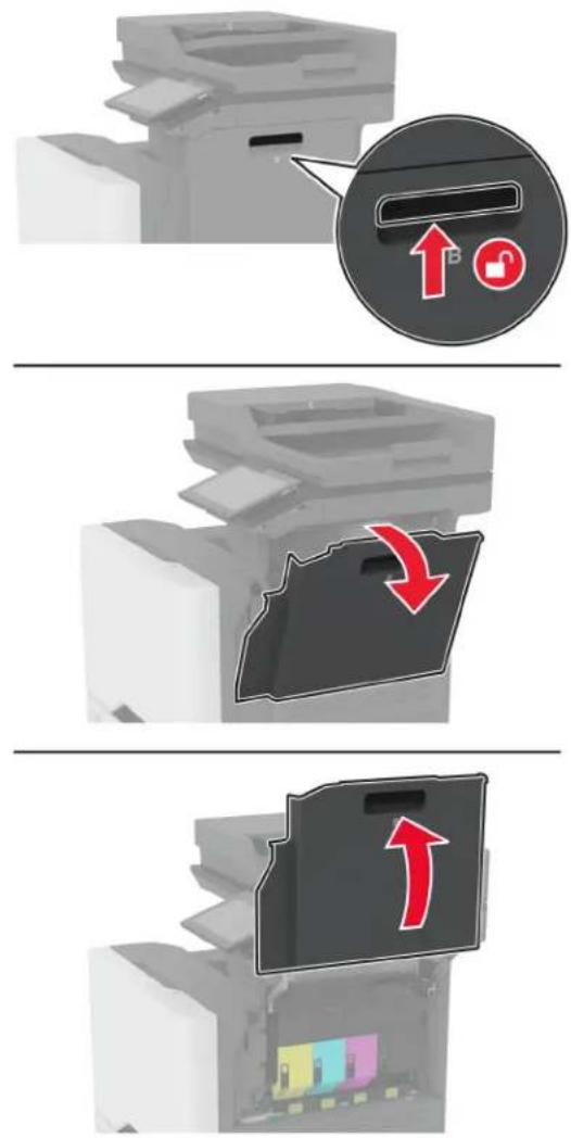 LEXMARK CX730de - Austauschen der Tonerkassette - 1