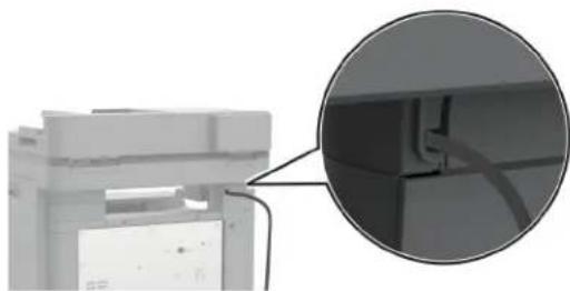 LEXMARK CX730de - Installation des integrierten Hefters - 9