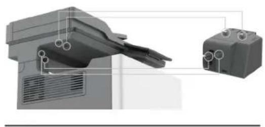 LEXMARK CX730de - Installation des integrierten Hefters - 6