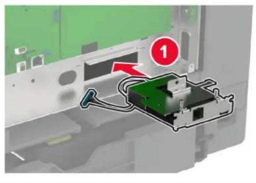 LEXMARK CX730de - Installation der Faxkarte - 6