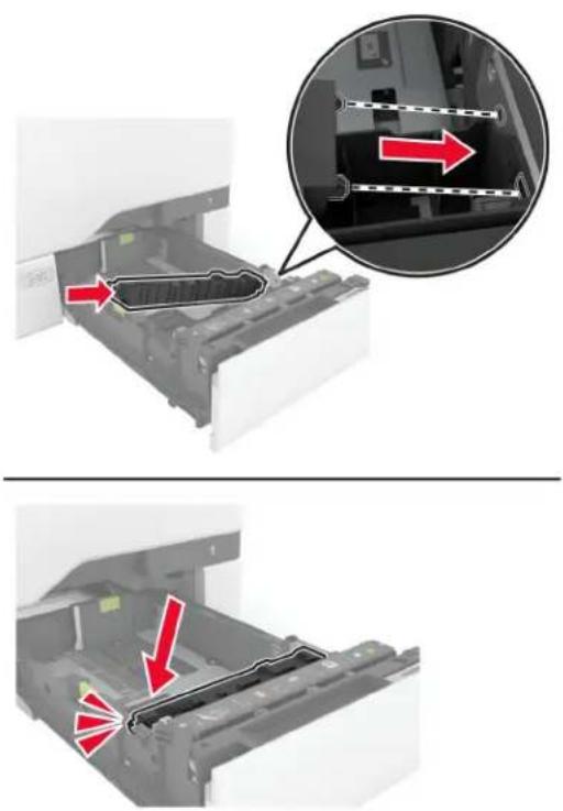 LEXMARK CX730de - Austauschen der Trennleiste - 3