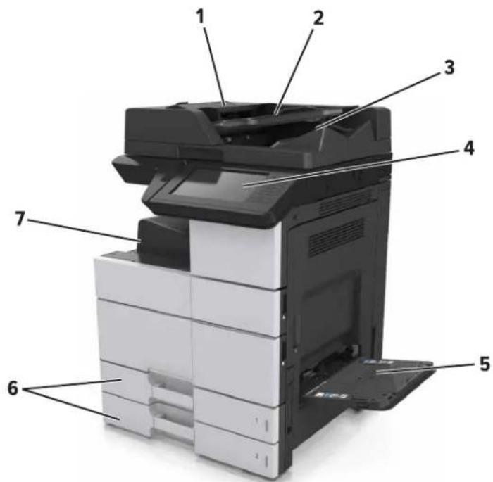 LEXMARK MX912de - Grundmodell - 1
