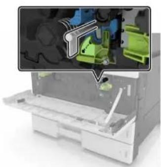 LEXMARK MX912de - Reinigung des Laders und der Druckkopflinse - 3