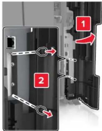 LEXMARK MX912de - Installieren eines Internal Solutions Ports - 4