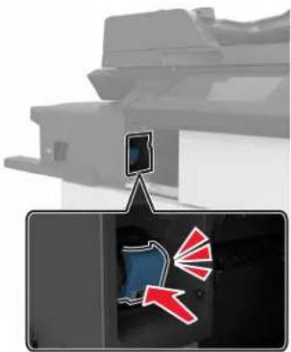LEXMARK MX912de - Austauschen der Heftklammerkassette im Heftklammer-Finisher - 5