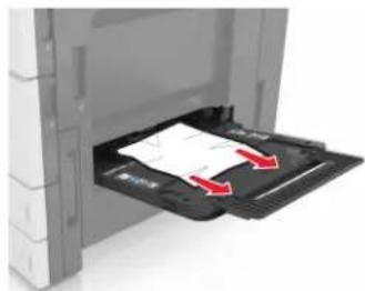 LEXMARK MX912de - [x]-Papierstau, entfernen Sie das gestaute Papier aus der Universalzuführung. [200.xx] - 1