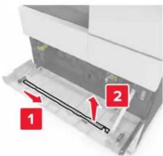 LEXMARK MX912de - Reinigung des Laders und der Druckkopflinse - 5