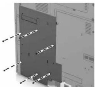 LEXMARK MX912de - Zugreifen auf die Controller-Platine - 3