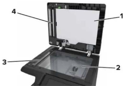 LEXMARK MX912de - Reinigen des Scannerglases - 2