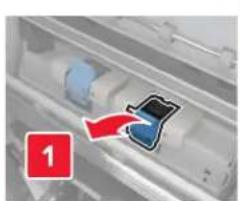 LEXMARK MX912de - Austauschen der Heftklammerkassette im Broschüren-Finisher - 2