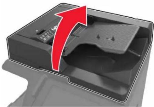 LEXMARK MX912de - Reinigen des Scannerglases - 1