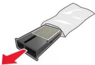 LEXMARK MX910dxe - Austauschen des Abgasfilters - 2