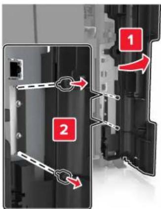 LEXMARK MX910dxe - Entfernen einer Druckerfestplatte - 3