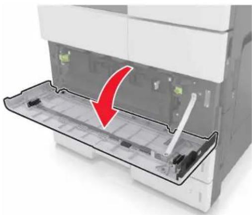 LEXMARK MX910dxe - Austauschen des Resttonerbehälters - 1