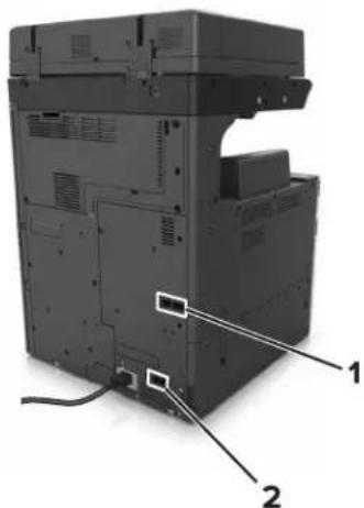 LEXMARK MX910dxe - Austauschen der Abgas- und Ozonfilter - 1