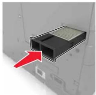 LEXMARK MX910dxe - Austauschen des Abgasfilters - 3