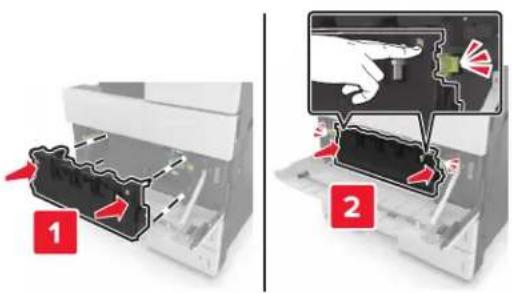 LEXMARK MX910dxe - Reinigung des Laders und der Druckkopflinse - 7