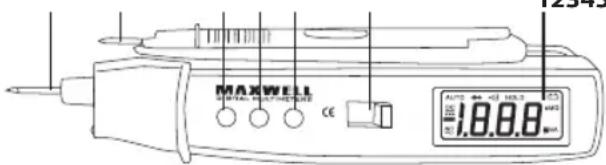MAXWELL 12345 1.8.8.8 ±0.01