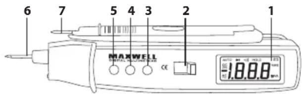 6 7 5 4 3 2 1 MAXWELL TOMATO DIGITAL EXERCISE CE -18.88 BPM