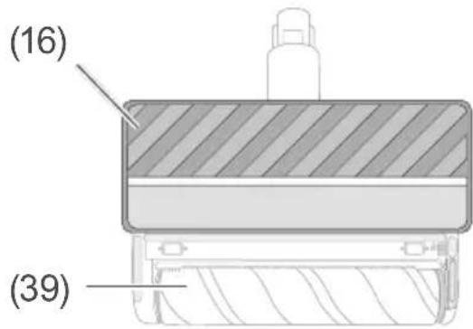 Hanseatic VC-PD510-2 - Wischtuch anbringen - 1