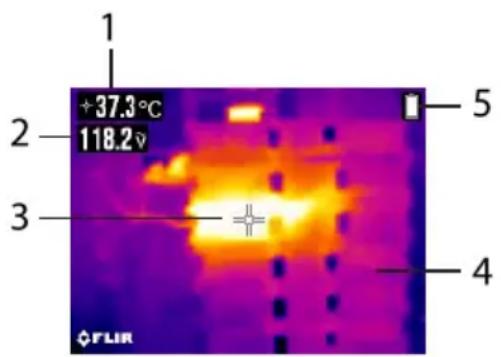 1 +37.3°C 2 118.2V 3 4 FLIR