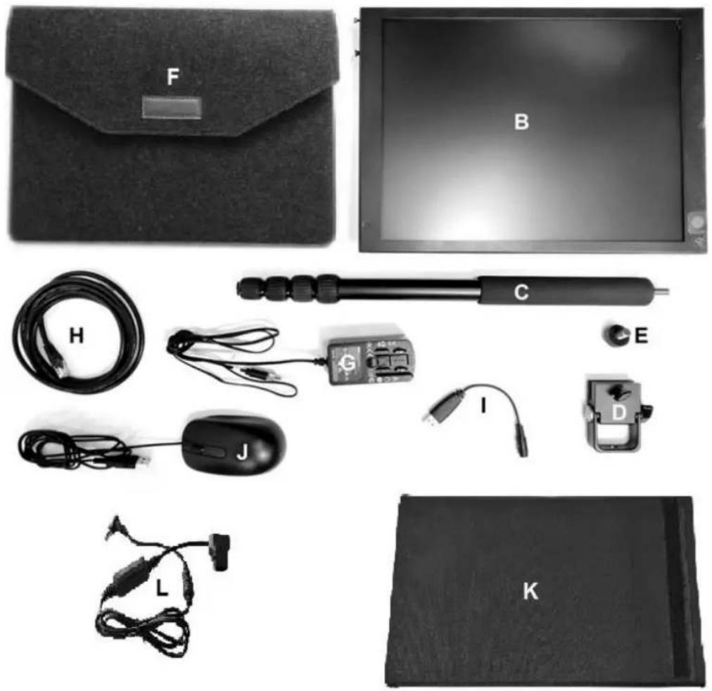 DataVideo TP-800 - Packing List - 2