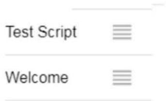 Test Script Welcome