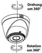 MEGASAT HSC 15 Dome - Befestigung an der Wand oder Decke - 5