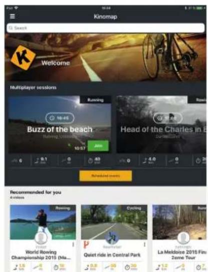 Kinomap Search Welcome Multiplayer sessions Buzzing 16:45 Buzz of the beach Head of the Charles in E World Rowing Championship 2015 (Ma... Quiet ride in Central Park La Mekloise 2016 Fine Zome Tour Recommended for you 4 videos