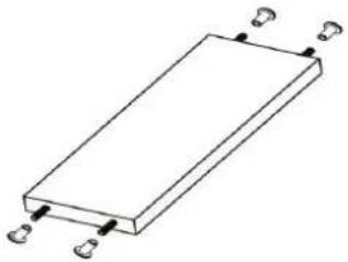 Cardiostrong Natural Rower - Step 3: Removing of the screws from the distance piece - 1