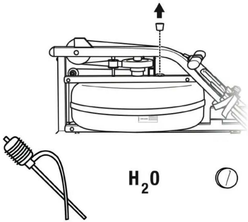 Cardiostrong Natural Rower - Water level - 1