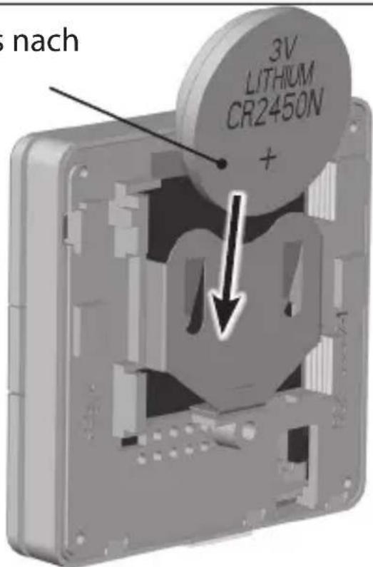 s nach 3V LITHIUM CR2450N +