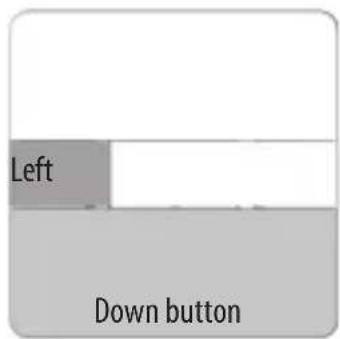 Left Down button