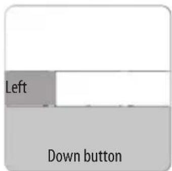Left Down button