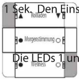 1 Sek. Den Eins Rollladen Morgenstimmung Die LEDs 1 un Wellness