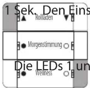 1 Sek. Den Eins Rollladen Morgenstimmung Die LEDs 1 un Wellness