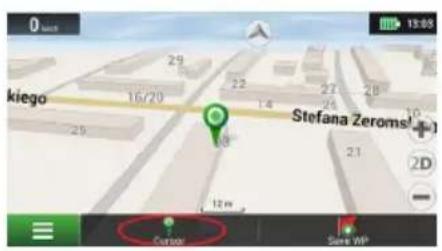 0 km 29 22 27 28 16/20 25 14 25 10 Stefana Zeroms! 18 21 12 m Curser Sare WP