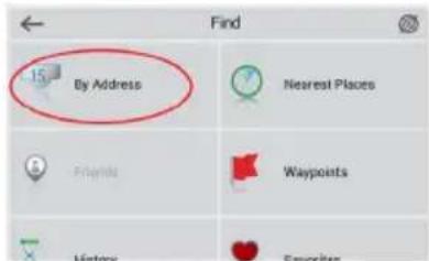 15 By Address Nearest Places Friends Waypoints Favorites