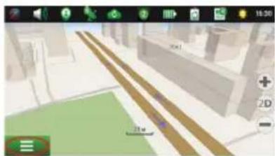 Navitel T737 Pro - Route to a point selected on the map - 5
