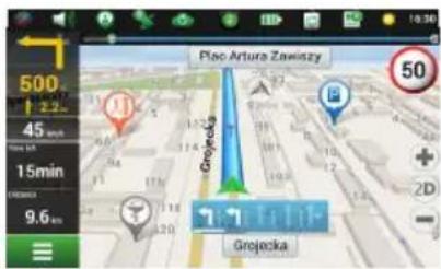 500 2.9 45 km 15min 9.6 km Plo Artura Zawiszy 50 Grojecka Grojecka 1 1 2D -