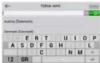 Hlavní menu Naft Navigate Mů Navitel Nastavení