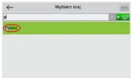 Wybierz kraj Pi Polska
