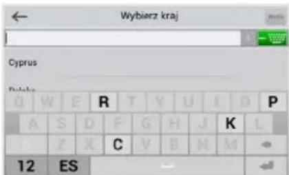 Wybierz kraj Cyprus 12 ES
