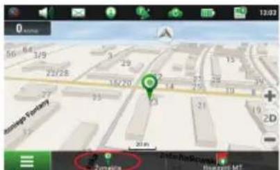 Navitel T737 Pro - Maršrutas nuo vieno rankiniu būdu pasirinkto taško iki kito - 4