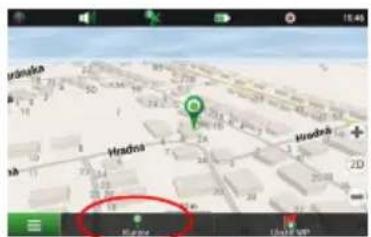Navitel T737 Pro - Trasa k zvolenému bodu na mape - 1